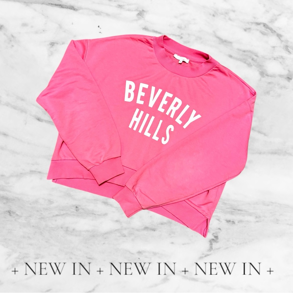 BEVERLY HILLS sweatshirt! Pink (M)